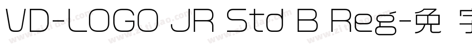 VD-LOGO JR Std B Reg字体转换